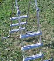 Echelle inox pour piscine hors-sol