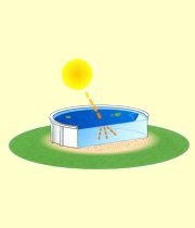 bache à bulles pour piscine hors sol